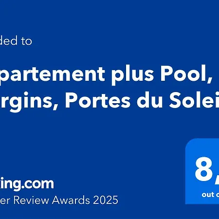 Appartement Pool, Morgins, Portes Du Soleil