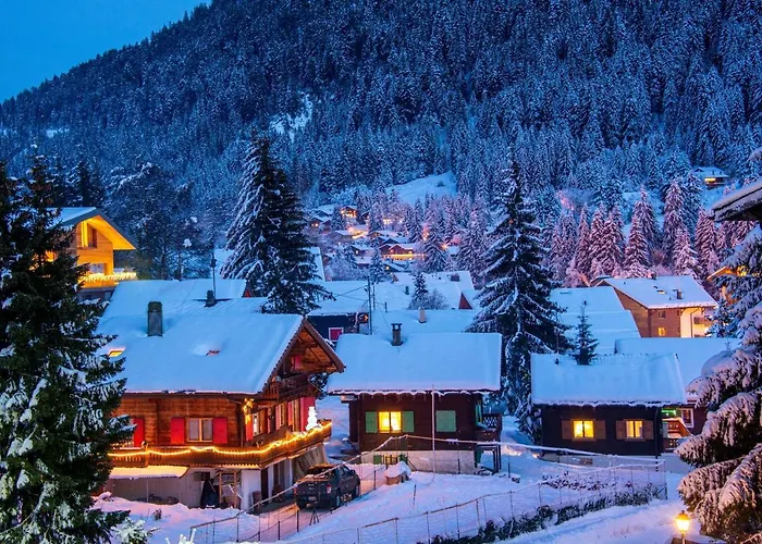 Pool, Morgins, Portes Du Soleil Apartment Morgins